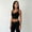 m33-Black, variant on Casual Tank Tops For Women Summer Sleeveless Solid Color Square Neckline Open Back Crop Standard Straps Lace Trim Slim Fit Comfortable Breathable Soft Sexy Daily Basic Tops For Ladies,M