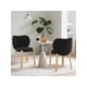 thumbnail image 4 of 1 piece home teddy fabric plush makeup vanity chair-comfortable accent chair para dressing room dormitorio y oficina en casa forrado stool con back support, 4 of 7