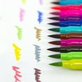 thumbnail image 2 of Graflsoa 36-Color Dual-Tip Brush Pens with Fine and Soft Tips for Art, Journaling, and Coloring | Ergonomic Design, Non-Toxic Ink, Organized PP Storage Box, 2 of 6