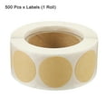 thumbnail image 3 of Unique Bargains 1 Inch Dia. Gift Marker Adhesive Craft Paper Sticker Food Storage Labels 1 Roll, 3 of 5