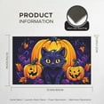 thumbnail image 2 of Happy Halloween Black Cat Practical Welcome Door Mats for Yard Porch Deco - Anti-slip Halloween Night Pumpkin Doormats Halloween-featured Mat 19.7x31.5in, 2 of 5