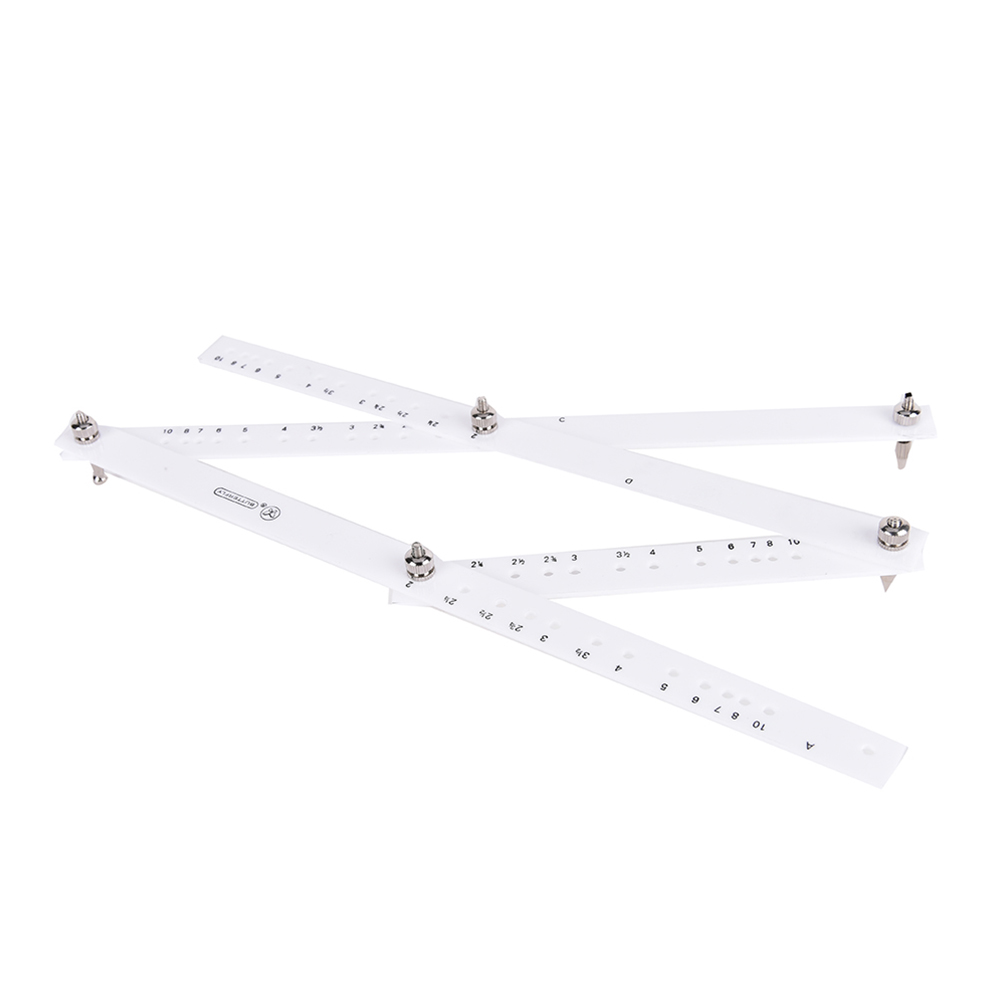 Pantograph Drawing Ruler 500mm * 8 times Zoom Butterfly Folding Ruler