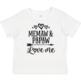 thumbnail image 3 of Inktastic Memaw and Papaw Love Me Girls Baby T-Shirt, 3 of 5