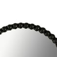 thumbnail image 3 of TOV Furniture Baria Round Black Wooden Mirror, 3 of 11