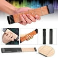 thumbnail image 1 of Hot6sl Ofertas Del Día Guitarra de Bolsillo Elegante Que Se Puede Tocar con Sonido Entrenador de Dedos Portátil., 1 of 7