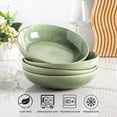 thumbnail image 6 of AmorArc 8.5'' Large Ceramic Pasta Bowls Set, 36oz Stoneware Bowls Set of 6 for Kitchen, Reavtive Glaze Bowls-Microwave,Dishwasher Safe for Pasta,Salad,Oatmeal-Olive Green, 6 of 7