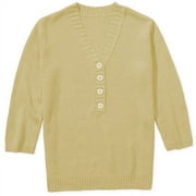 White Stag - Women's V-Neck Henley Sweater