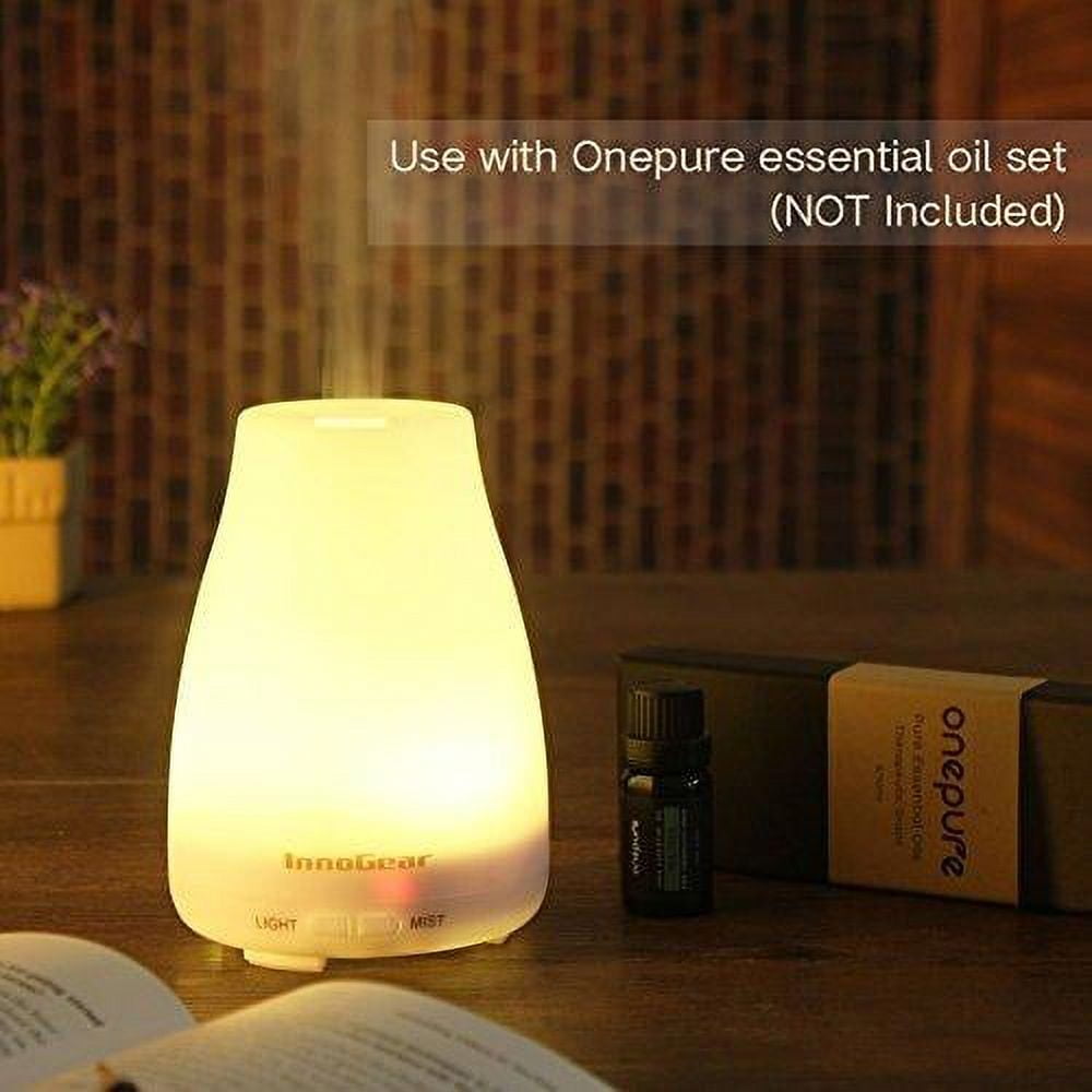 InnoGear Essential Oil Diffuser, Upgraded Diffusers for Essential Oils  Aromatherapy Diffuser Cool Mist Humidifier with 7 Colors Lights 2 Mist Mode  Wat for Sale in Renton, WA - OfferUp