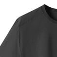 thumbnail image 5 of Men’s Bamboo Viscose Cotton Blend Undershirt Ultra Soft T-Shirts Breathable Moisture Wicking Stretch Cooling Tee Big and Tall Size S-4XL Black, 5 of 5