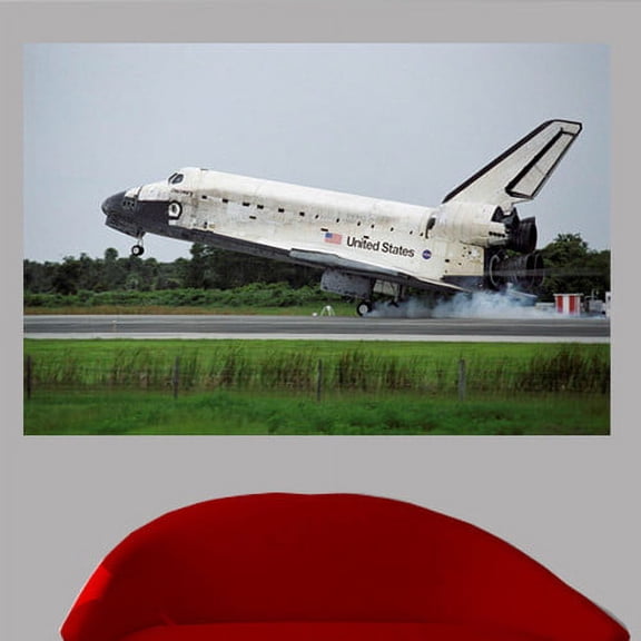 Wallhogs Shuttle Discovery Landing Poster Wall Mural