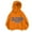Orange, variant on WOYY Little Girl's Sports Hoodie California Print Pullover Hooded Sweatshirt Coat