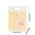 thumbnail image 3 of NWOKYZGH 12Pcs Easter Bunny Party Favor Bags Pastel Paper Treat Bags with Ribbon Bow Stickers Candy Goodie Bags for Spring Birthday Baby Shower, 3 of 6