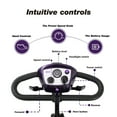 thumbnail image 4 of Segmart 4 Wheel Mobility Scooter for Seniors,electric wheelchairs for adults lightweight foldable, 15 Miles Range, 300lbs Capacity, W/LED Head Lights & Basket, Purple, 4 of 17