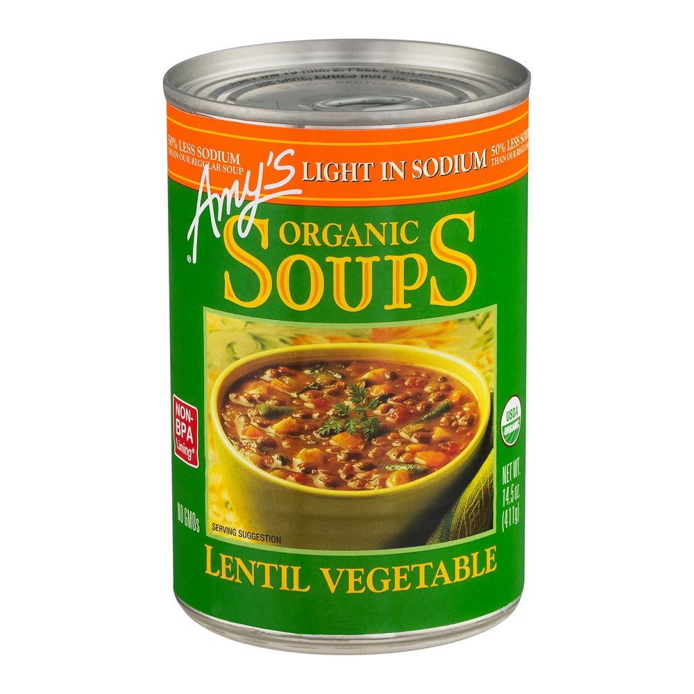 Amy's Organic Soups Lentil Vegetable, 14.5 OZ by Amy's Kitchen Inc.
