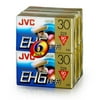 JVC VHS-C Camcorder Video Tape 6-Pack