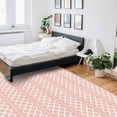 thumbnail image 6 of Boho Area Rug 5'x8' Pink Boho Abstract Art Geometric Washable Area Rugs Non Shedding Floor Carpet Rubber Backing Non-Slip Indoor Mats for Living Room Bedroom Kitchen, 6 of 8