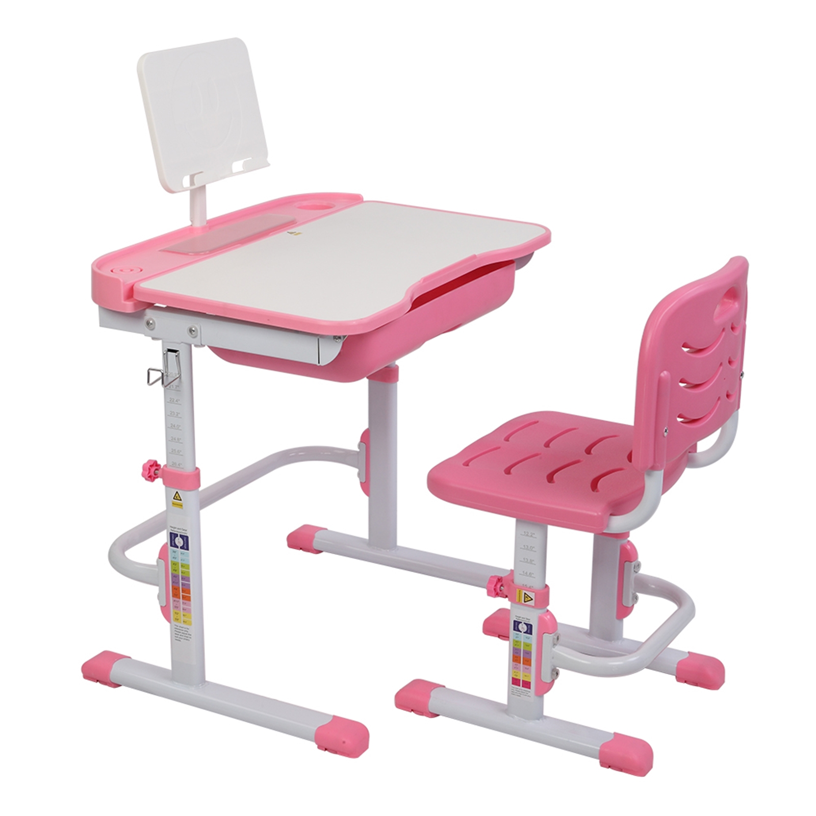 ENYOPRO Kid Desk Chair for Girl, Height Adjustable Children Study Table