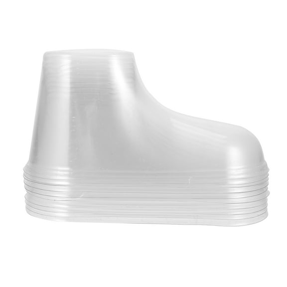 Transparent Baby Foot Model Feet Display Child Toddler Booties Supports Shaper Handmade Pvc 10 Pcs