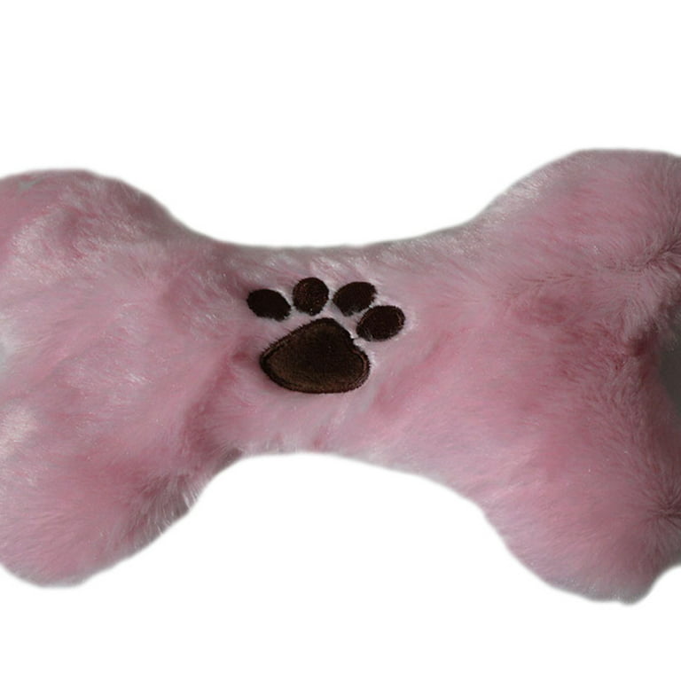 Chewy Vuiton Pink Ombre Bone Plush Dog Toy - Hala's Paws