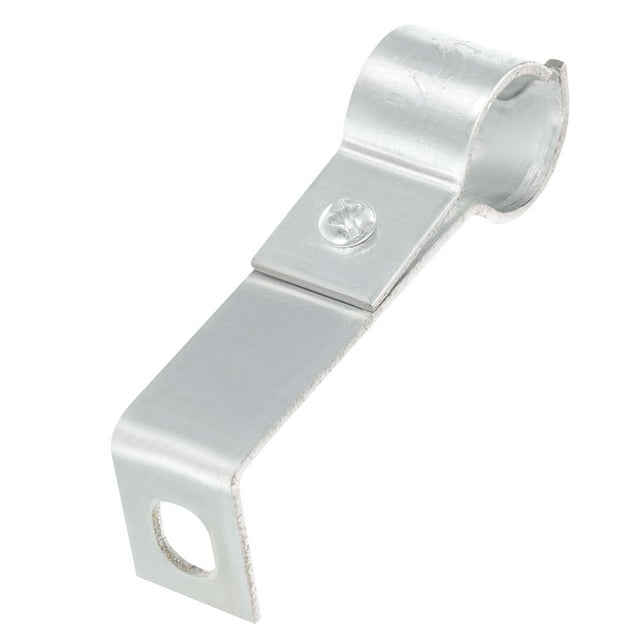 Unique Bargains L Shaped Standoff Pipe Clamp Strap Right Angle Pipe Support 80mm Fit 3/4' Pipe