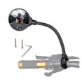 thumbnail image 1 of Espejo de bicicleta, espejo de gran angular para bicicleta, espejo seguro de visión trasera, espejo convexo montado en manillar de grado ajustable y giratorio compatible con bicicleta de montaña Afortunado Sencillez, 1 of 5
