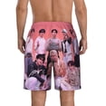 thumbnail image 4 of Stray Kids Men's Swim Trunks Quick Dry Beach Board Shorts with Pockets Mesh Lining Bathing Suits, 4 of 7