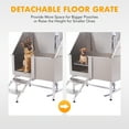 thumbnail image 3 of CO-Z  50" Dog Grooming Bath Tub Kit Grooming Tubs for Pets 176lbs Stainless Steel, 3 of 12