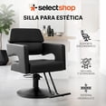 thumbnail image 3 of Silla de Barberia Sillon para Estetica Cómodo Reclinable Giratorio Hidraulico, Silla Barbero Peluquería Estilista Estética Barber (Negro), 3 of 7