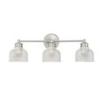 thumbnail image 3 of Trade Winds Lighting 3-Light Bathroom Vanity Light In Brushed Nickel, 3 of 7