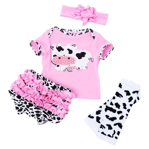 WORGEOUS 4pcs Reborn Baby Girl Dolls Ropa Niñas Trajes rosados para 20 "-22" Muñeca Reborn