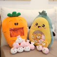 thumbnail image 2 of 8 Uds. Bolsa de juguetes para niños fruta fresa aguacate plátano almohada de felpa suave niñas cumpleaños regalo de Navidad zhangmengya LED, 2 of 2