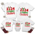 thumbnail image 5 of Conjunto navideño 2024 con estampado de ciervos y Navidad para toda la familia, ropa informal de manga corta para el día de Navidad, 5 of 5