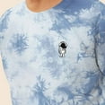thumbnail image 5 of Dalix Astronaut Embroidered Fleece Tie Dye Wash Long Sleeve Crewneck Sweatshirt Mens in Tie Dye Blue L Large, 5 of 5