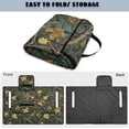 thumbnail image 6 of Xixirimido Quilted Golf Cart Seat Blanket Portable Golf Cart Seat Cover Towel for EZGO Yamaha Club Car & More 2-Seater Carts Foldable for Easy Carry, Forest Camo Tree Leaf, 6 of 8