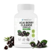 Acai Berry Pills  Powerful Antioxidant Cleanse  Liver, Colon & Pancreas Detox Cleanse, Helps Support a Healthy Digestive System - Made in USA  1 Month Supply