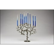 Judaica Kingdom PM-JUD005 Metal Menorahs - Menorah Tree Of Life