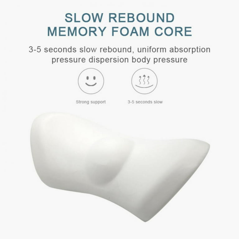Half Moon / Cylinder Memory Foam Pillow - Back and Knee Pain Relief -  Memory Foam - Supportive Contour - Bed Pillow, Firm - Bed Bath & Beyond -  10325025