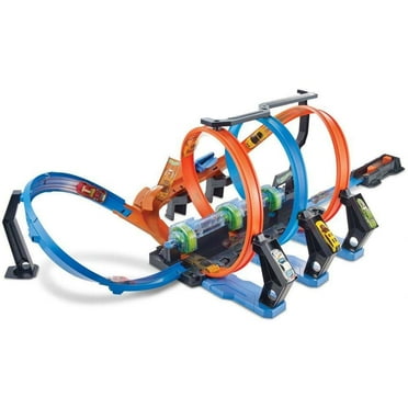Hot Wheels Corkscrew Crash Track Launch Set with One Vehicle