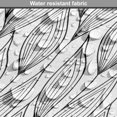 thumbnail image 5 of Leaves Dog Crate Cover, Monochromatic Sketch Drawing of Symmetric Wavy and Leafy Branches Image, Easy to Use Pet Kennel Cover Small Dogs Puppies Kittens, 7 Sizes, Charcoal Grey and White, by Ambesonne, 5 of 6
