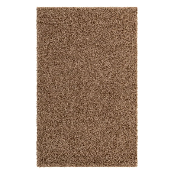 TheEshow Coffee 7'5" x 9'5" Shag Area Rug, Soft Plush Carpet for Living Room, Bedroom & Nursery