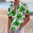 thumbnail image 2 of Hawaiian Shirt For Men, Men's Vintage Button Down Bowling Shirts Short Sleeve Summer Beach Shirt XL, 2 of 5