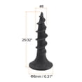 thumbnail image 2 of Uxcell #8 x 25/32 inch Wood Screws Carbon Steel Phillips Self Tapping Black 150 Pack, 2 of 5