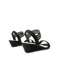 thumbnail image 5 of Women Low Wedge Heel Sandals Open Toe Ankle Strap Lady Work Casual Shoes, 5 of 6