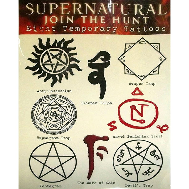 Supernatural tattoo designs