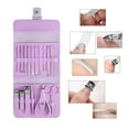 thumbnail image 3 of Juego de manicura profesional de 16 piezas de cortaúñas de aseo para el hogar Púrpura Zulema Cortauñas, 3 of 7