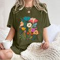 thumbnail image 4 of Fiudx Ofertas y Liquidaciones Camisetas Informales con Estampado de Flores para Mujer, Camisetas Extragrandes de Manga Corta, 4 of 7