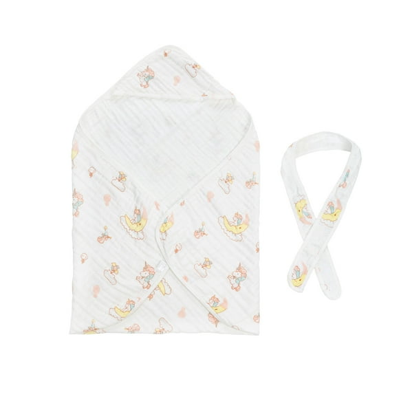 Minimoto Soft Warm Blanket Swaddles for Kids Girl Boy and Toddler,6 Muslin Fleece Plush Minky Receiving Blanket