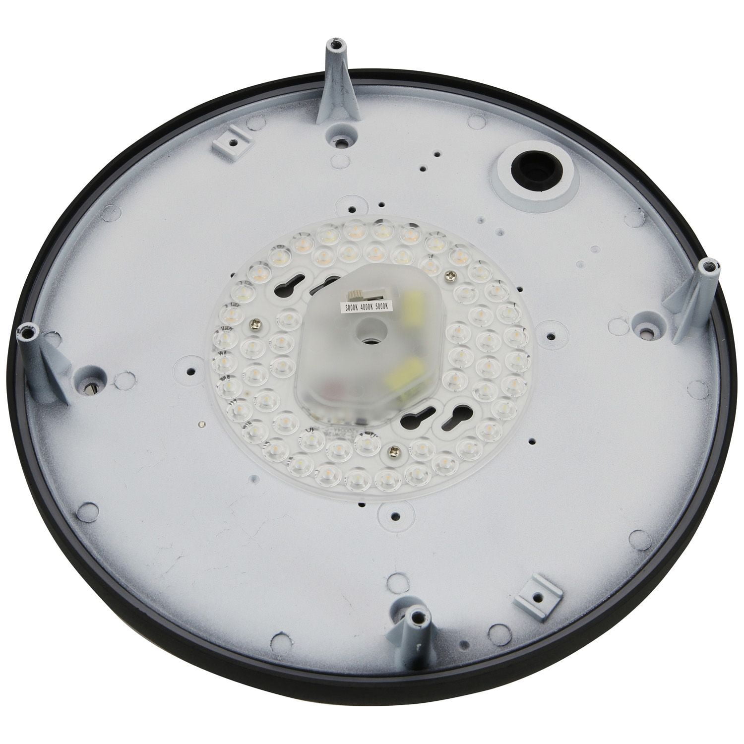 Sunlite 81384 11-Inch LED Outdoor Wall & Bulkhead Round Light Fixture, 20 Watts (70W Equivalent), 1000 Lumens, Dimmable, 50,000 Hour Life Span, Color Selectable 30K/40K/50K, Black Finish, ETL Listed
