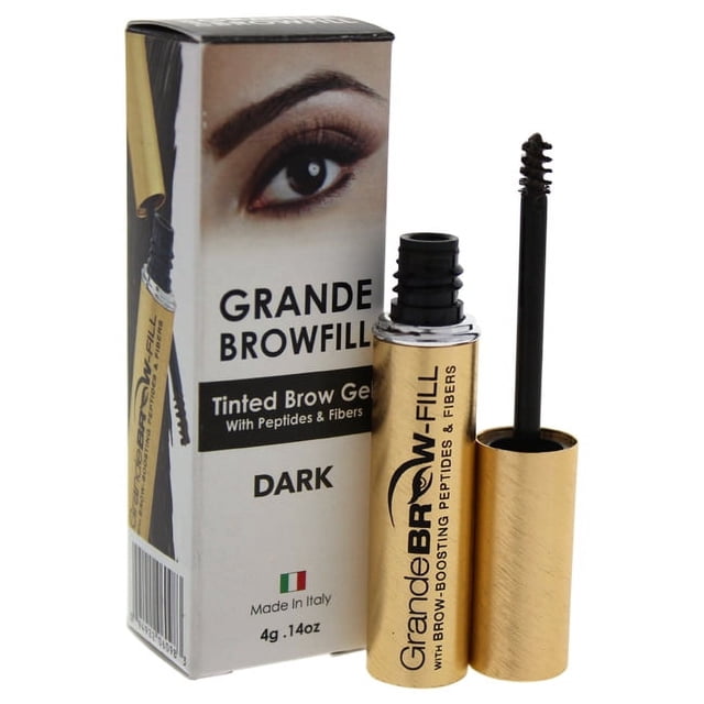 Grande Browfill Tinted Brow Gel - Dark by Grande Naturals for Women - 0.14 oz Eyebrow Gel