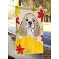 thumbnail image 2 of Carolines Treasures BB2022CHF Cocker Spaniel Thanksgiving Canvas House Flag, 2 of 4